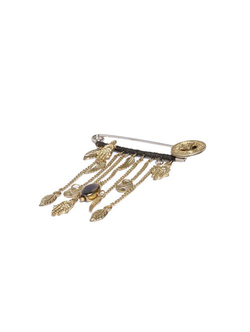 gold metal brooch - 14556560 - Very Small Image - 1