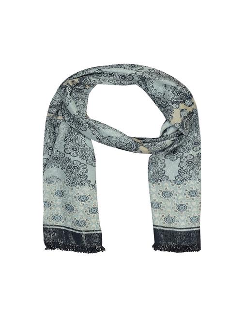 blue cotton stole - 14557809 - Very Small Image - 1
