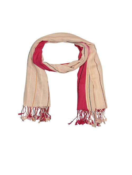 pink viscose stole - 14557824 - Very Small Image - 1