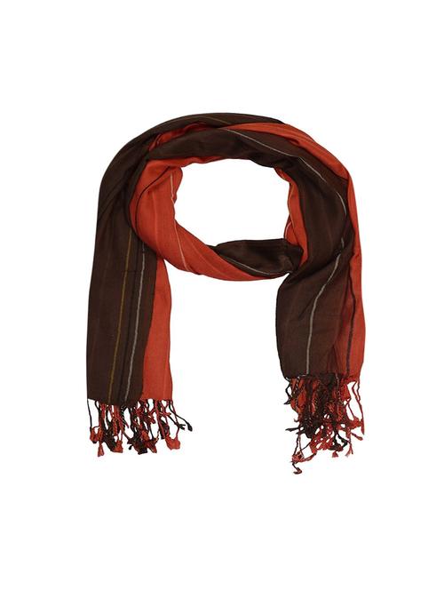 red viscose stole - 14557825 - Very Small Image - 1