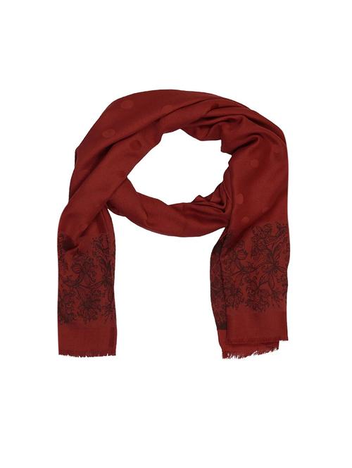 red silk blend stole - 14557861 - Very Small Image - 1