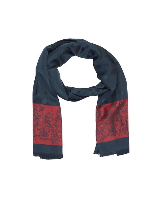 blue silk blend stole - 14557867 - Very Small Image - 1