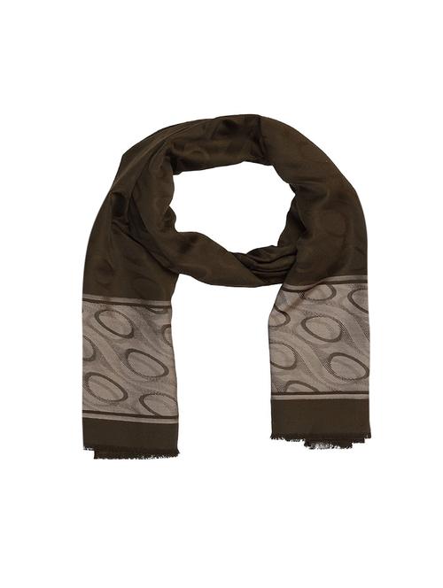 brown silk blend stole - 14557876 - Very Small Image - 1
