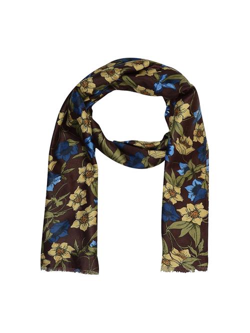 brown viscose stole - 14557987 - Very Small Image - 1