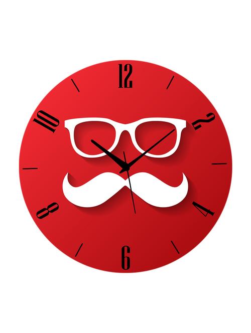 mdf circular analog wall clock - 14558070 - Very Small Image - 1