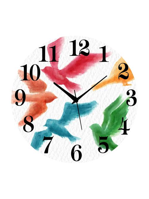 mdf circular analog wall clock - 14558081 - Very Small Image - 1