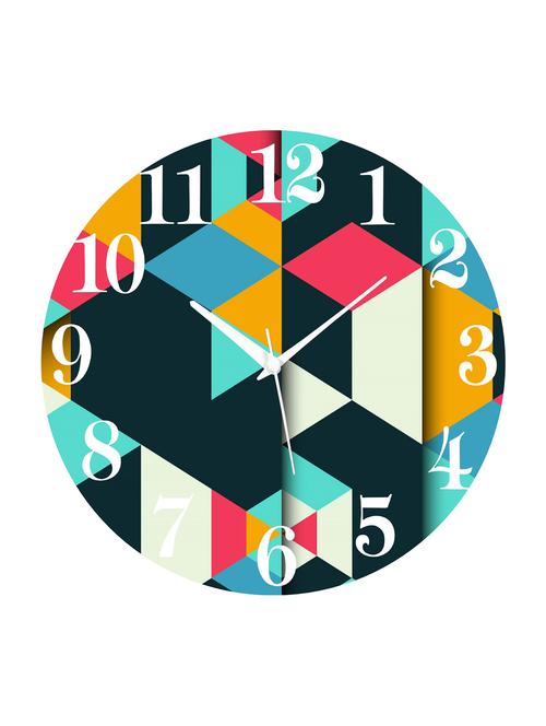 mdf circular analog wall clock - 14558093 - Very Small Image - 1