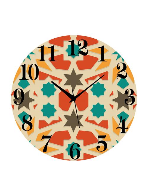 mdf circular analog wall clock - 14558094 - Very Small Image - 1
