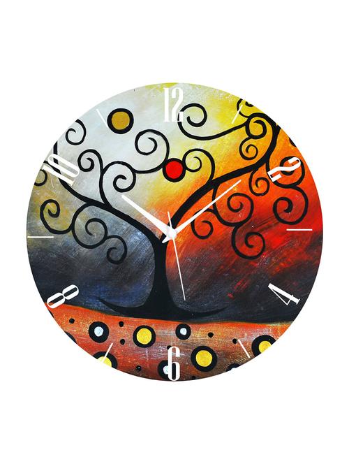 mdf circular analog wall clock - 14558098 - Very Small Image - 1