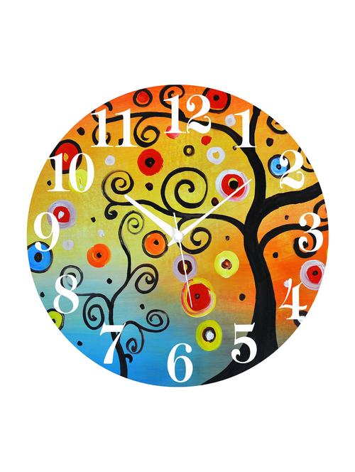 mdf circular analog wall clock - 14558099 - Very Small Image - 1