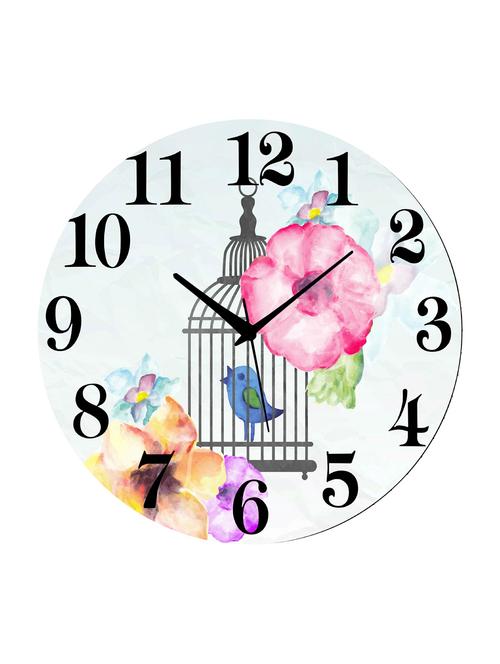 mdf circular analog wall clock - 14558104 - Very Small Image - 1