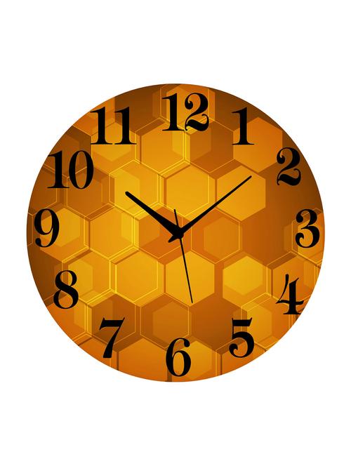 mdf circular analog wall clock - 14558105 - Very Small Image - 1