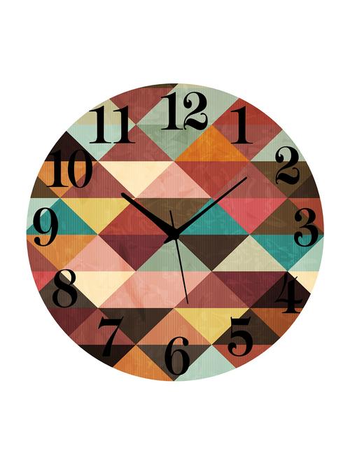 mdf circular analog wall clock - 14558119 - Very Small Image - 1