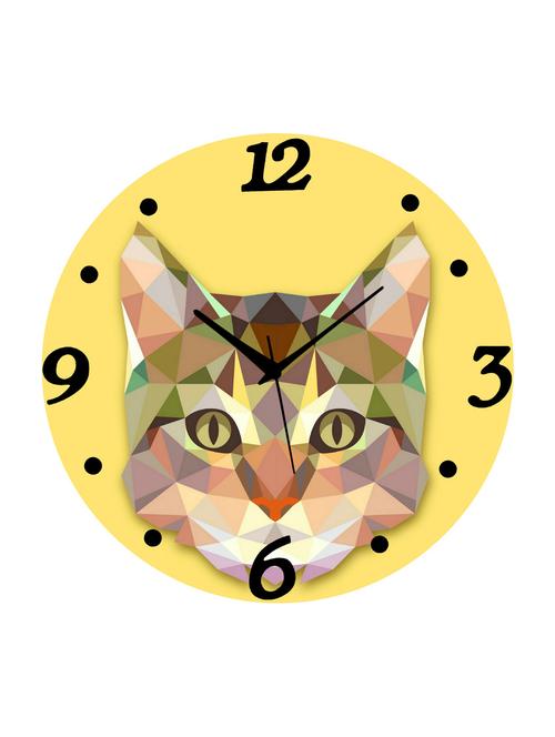 mdf circular analog wall clock - 14558124 - Very Small Image - 1