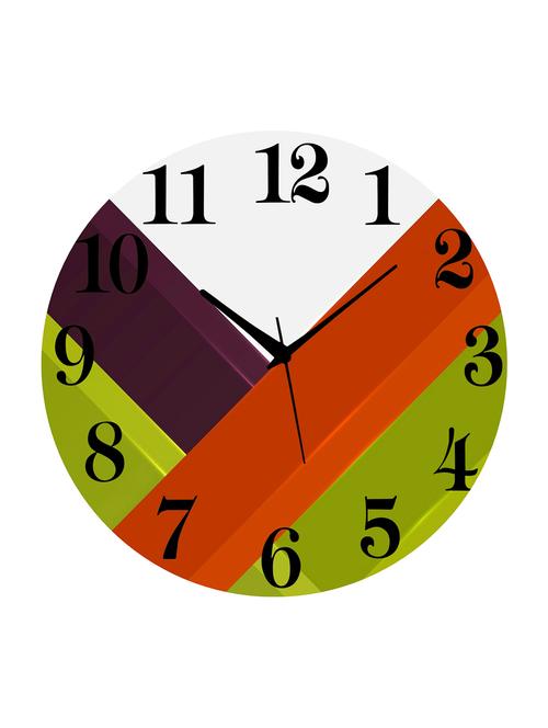 mdf circular analog wall clock - 14558156 - Very Small Image - 1