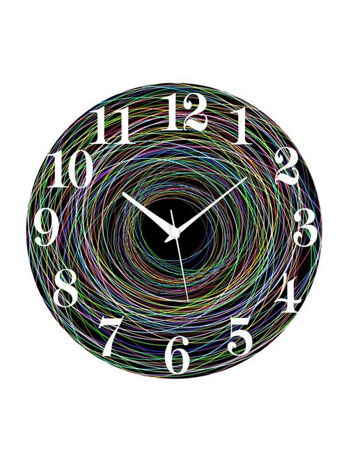 mdf circular analog wall clock - 14558174 - Very Small Image - 1