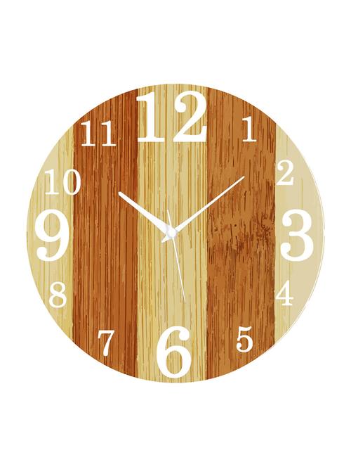 mdf circular analog wall clock - 14558214 - Very Small Image - 1