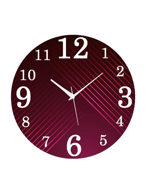 mdf circular analog wall clock - 14558215 - Very Small Image - 1