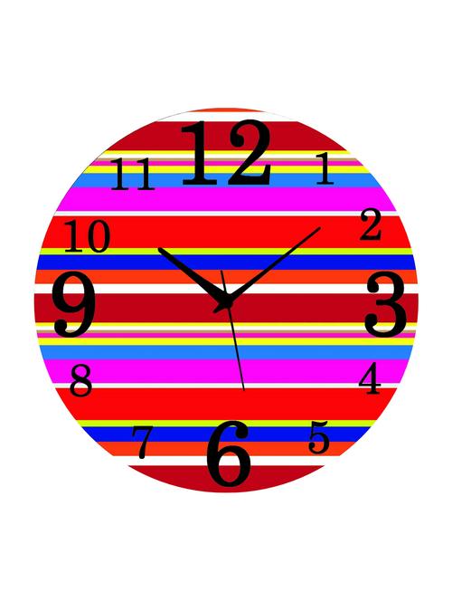 mdf circular analog wall clock - 14558232 - Very Small Image - 1