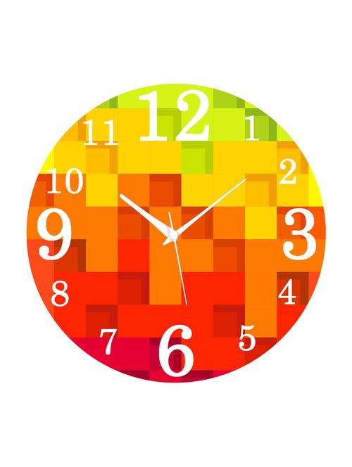 mdf circular analog wall clock - 14558241 - Very Small Image - 1