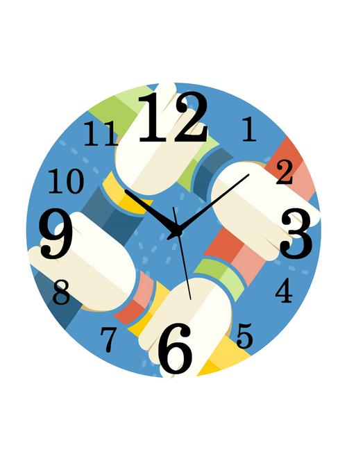 mdf circular analog wall clock - 14558262 - Very Small Image - 1