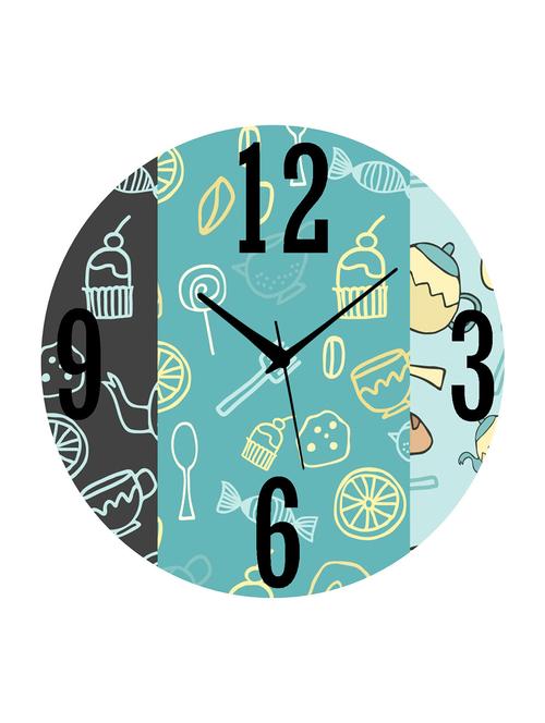 mdf circular analog wall clock - 14558298 - Very Small Image - 1