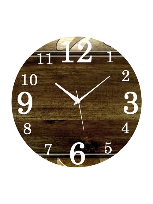 mdf circular analog wall clock - 14558314 - Very Small Image - 1