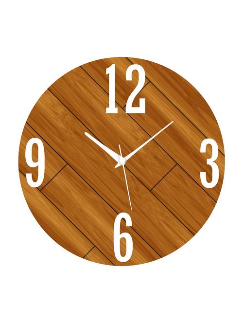 mdf circular analog wall clock - 14558317 - Very Small Image - 1