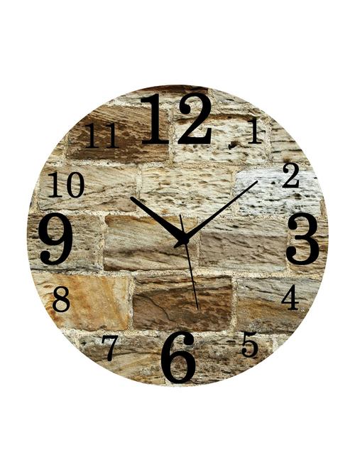 mdf circular analog wall clock - 14558347 - Very Small Image - 1