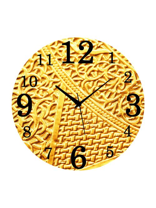 mdf circular analog wall clock - 14558378 - Very Small Image - 1
