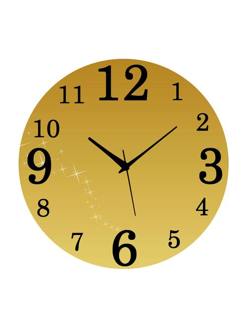 mdf circular analog wall clock - 14558393 - Very Small Image - 1