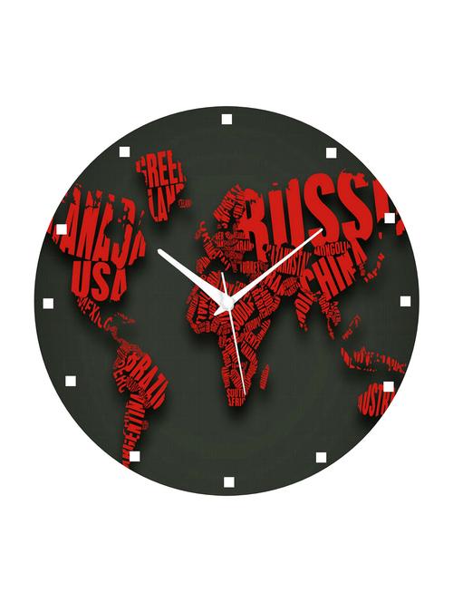 mdf circular analog wall clock - 14558407 - Very Small Image - 1