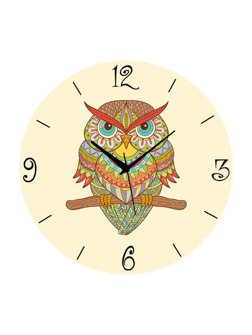 mdf circular analog wall clock - 14558437 - Very Small Image - 1