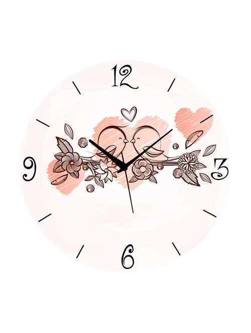 mdf circular analog wall clock - 14558447 - Very Small Image - 1