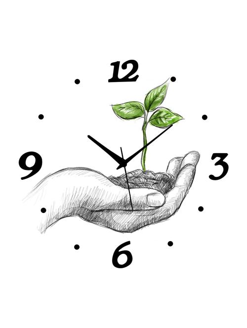 mdf circular analog wall clock - 14558461 - Very Small Image - 1