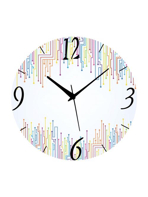 mdf circular analog wall clock - 14558509 - Very Small Image - 1