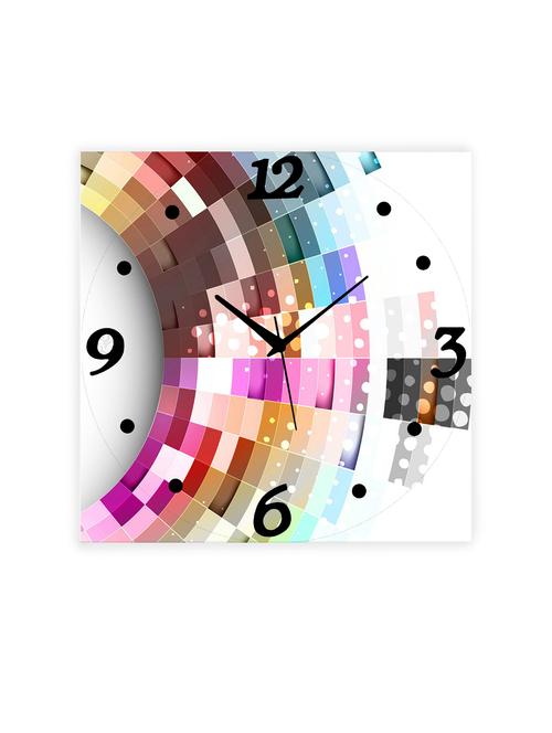 mdf square shape analog wall clock - 14558578 - Very Small Image - 1