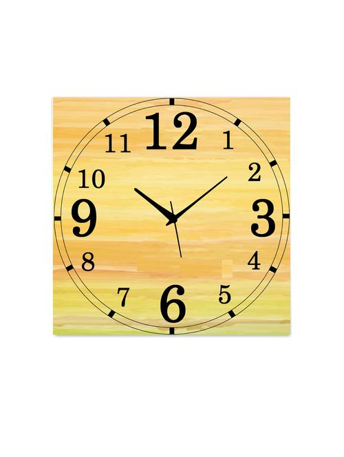mdf square shape analog wall clock - 14558686 - Very Small Image - 1