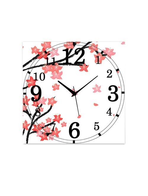 mdf square shape analog wall clock - 14558688 - Very Small Image - 1