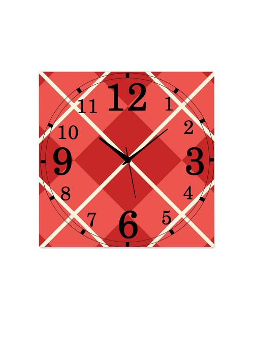 mdf square shape analog wall clock - 14558696 - Very Small Image - 1