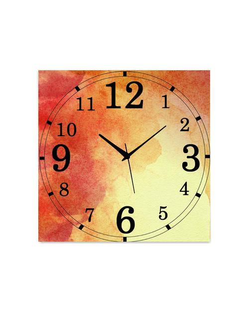 mdf square shape analog wall clock - 14558700 - Very Small Image - 1
