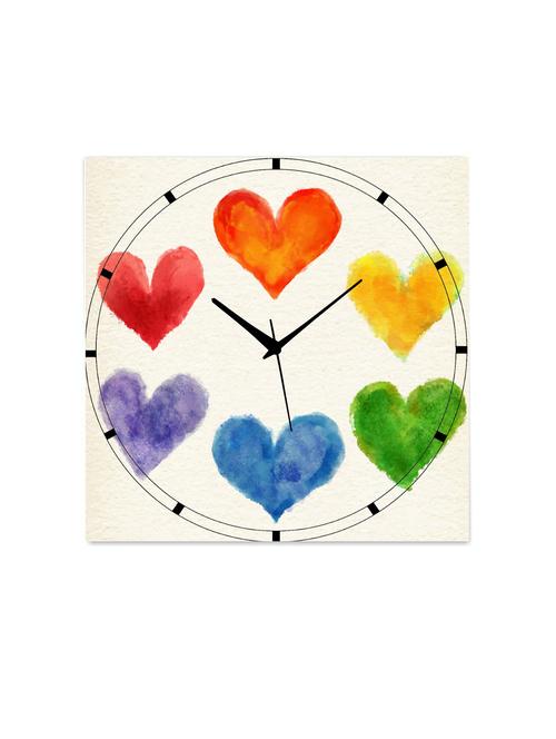 mdf square shape analog wall clock - 14558703 - Very Small Image - 1