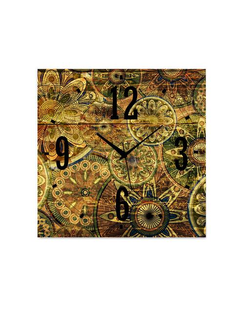 mdf square shape analog wall clock - 14558714 - Very Small Image - 1