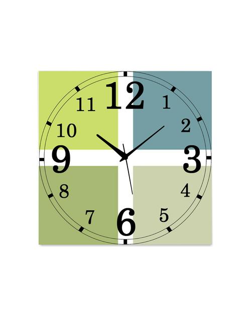 mdf square shape analog wall clock - 14558766 - Very Small Image - 1