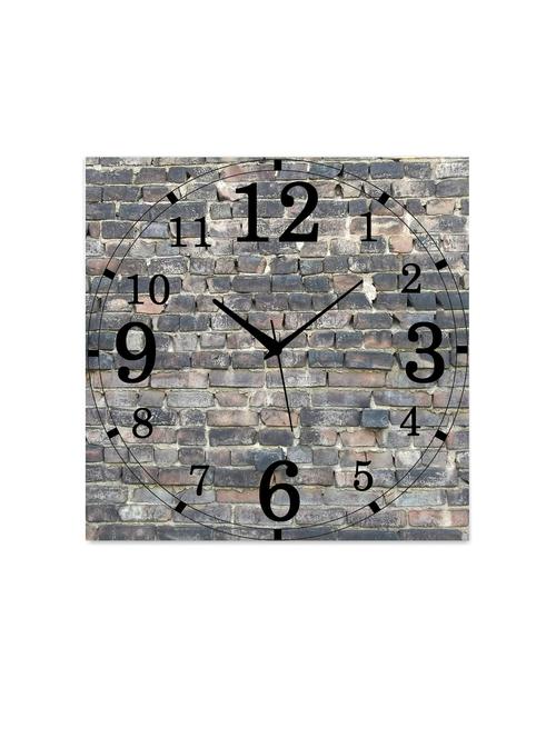 mdf square shape analog wall clock - 14558774 - Very Small Image - 1