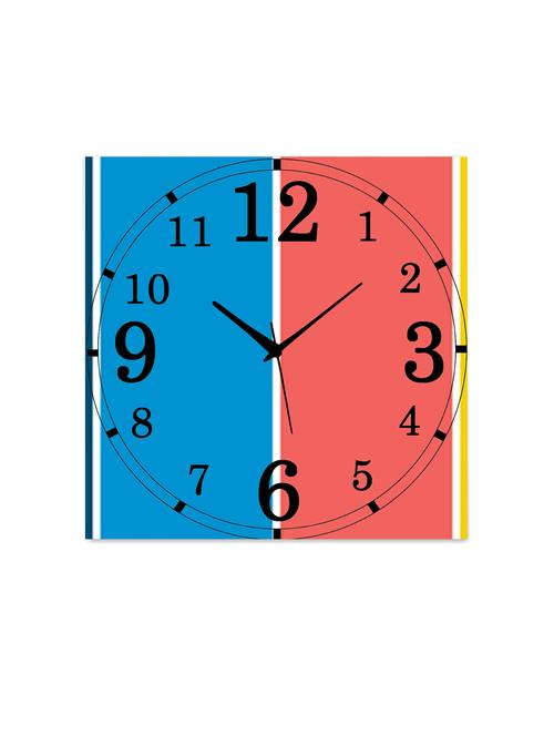 mdf square shape analog wall clock - 14558786 - Very Small Image - 1