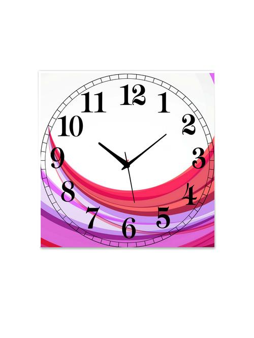 mdf square shape analog wall clock - 14558824 - Very Small Image - 1