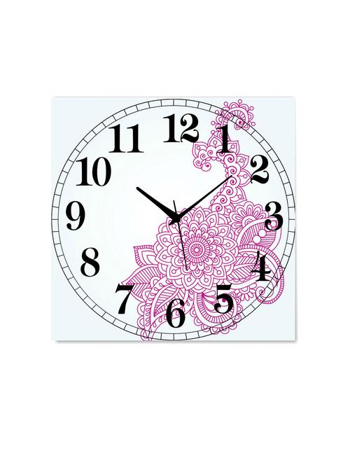 mdf square shape analog wall clock - 14558833 - Very Small Image - 1