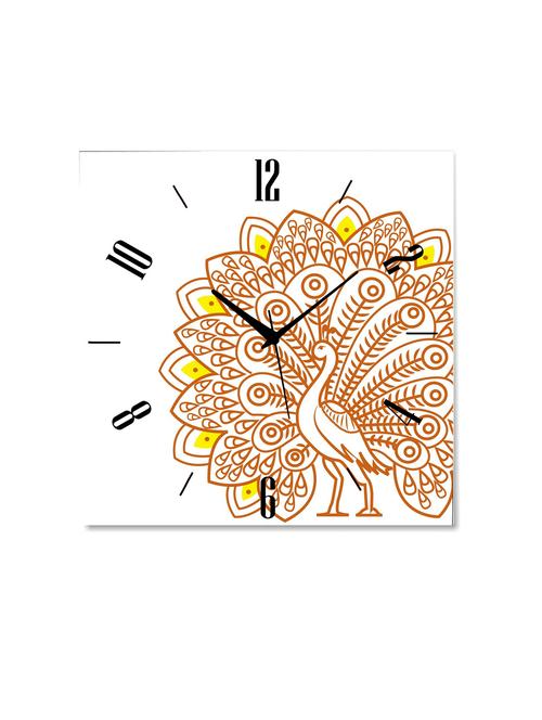 mdf square shape analog wall clock - 14558852 - Very Small Image - 1