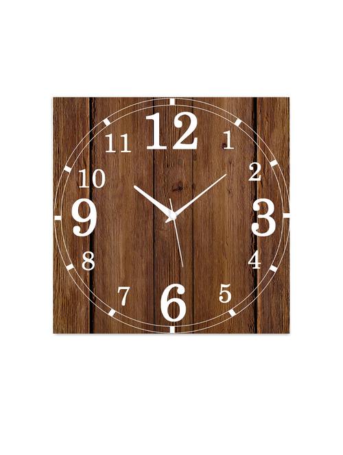 mdf square shape analog wall clock - 14558895 - Very Small Image - 1